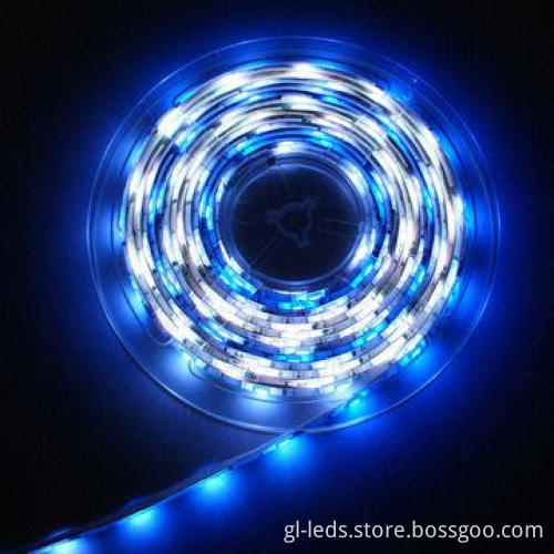 Digital Flexible LED Strip with 5050 SMD RGB LED, 5,000 x 10mm Sized